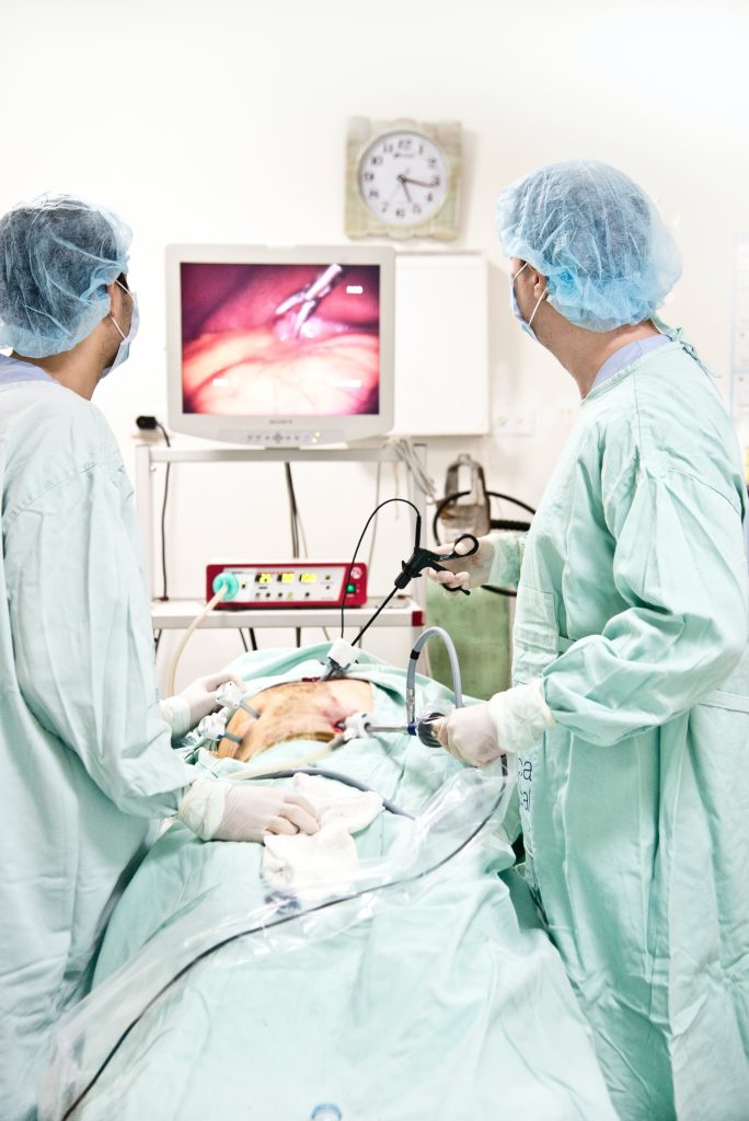 doctors performing endoscopy